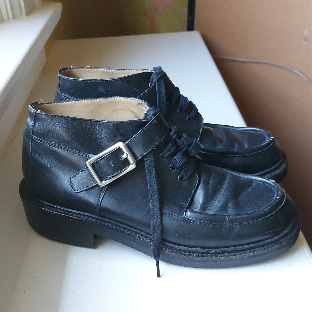 Black Lace Up Boots